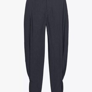 Zara Black Pinstripe Trousers